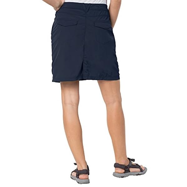 Jack Wolfskin Kalahari Skort UV-Schutz Outdoor Reise Freizeit Hosenrock Gonna Donna (Pacco da 1)